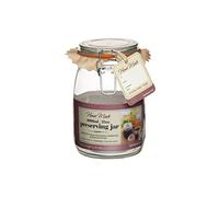 KitchenCraft Pot en verre avec couvercle à clip et joint hermétique, 1 litre