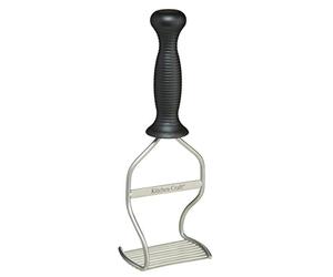 KitchenCraft Presse Purée en Acier Inoxydable avec Manche Ergonomique (27 cm)