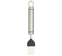 KitchenCraft Professional Pinceau à Pâtisserie en Acier Inoxydable avec Poils en Nylon pour Dorure et Arrosage (20 cm)