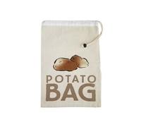 KitchenCraft Stay-Fresh Potato Preserving Storage Bag, 26 x 38 cm (10" x 15") - Beige