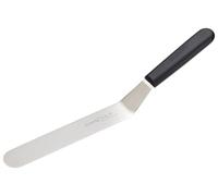 KitchenCraft Sweetly Does It Couteau à palette / Spatule à glaçage avec lame coudée, acier inoxydable, 38 cm, argent / noir