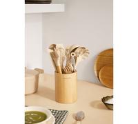 KITCHENWARE STUDIO - Utensiles De Cuisine En Silicone Et Bois Sable