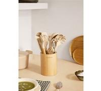 KITCHENWARE STUDIO - Utensiles De Cuisine En Silicone Et Bois Sable