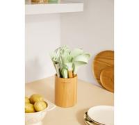 KITCHENWARE STUDIO - Utensiles De Cuisine En Silicone Et Bois Vert Pastel