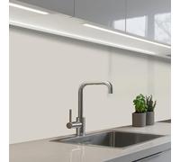 KitchenYeah© Crédence Adhésive Cuisine Résistant À La Chaleur Plaque | 80x150 cm - Adhesif Fond De Hotte Interieur Cuisson Sur Mesure Gris - Léger - Automne