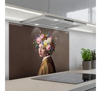 KitchenYeah© Credence Adhesive Pour Cuisine 55x80 cm Panneau Mural Adhesif Fond De Hotte Plaque Pvc Murale Peel And Stick Protege Mur Chef-d'œuvre - Moderne - Coloré