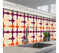 KitchenYeah© Credence Adhesive Pour Cuisine 60x300 cm Panneau Mural Adhesif Fond De Hotte Plaque Pvc Murale Peel And Stick Protege Mur Moderne - à motifs - coloré