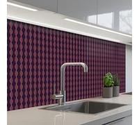KitchenYeah© Crédence Adhésive Résistant À La Chaleur 60x100 cm Protection Mur Cuisine Panneaux Muraux Adhesif Panneau Decoratif Interieur Motifs - Abstrait - Vintage