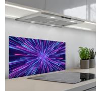 KitchenYeah© Credence Cuisine Sur Mesure 45x90 cm Plaque Adhesive Murale Panneau Decoratif Interieur Peel And Stick Mural Protection Mur Dynamique - Espace - Coloré