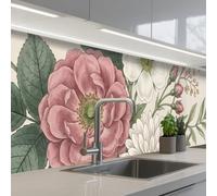 KitchenYeah© Credence Cuisine Sur Mesure 80x400 cm Plaque Adhesive Murale Panneau Decoratif Interieur Peel And Stick Mural Protection Mur Romantique - Design - Coloré