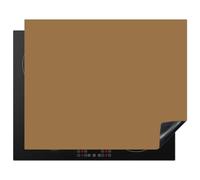 KitchenYeah© Protège Plaque Induction Protecteur Cuisiniere Decoration | 65x52 cm Deco Cuisine Accessoire Pratique Protection De Vitroceramique Kitchen Gadget Sahara - Terre - Orange