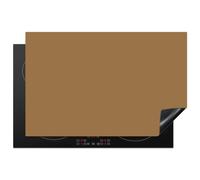 KitchenYeah© Protège Plaque Induction Protecteur Cuisiniere Decoration | 81x52 cm Deco Cuisine Accessoire Pratique Protection De Vitroceramique Kitchen Gadget Sahara - Terre - Orange