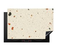 KitchenYeah© Protege Plaque Tapis Pour Induction Protecteur Décoration | 76x52 cm Deco Cuisine Protection Vitrocéramique Cuisiniere Protégé Vitroceramique Terrazzo - Décoration - Tuiles - Motifs