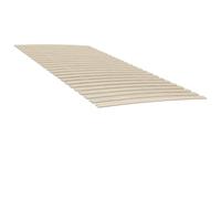 kithwjll Lot de 2 sommiers à lattes de rechange avec 48 lattes, 100 x 200 cm, en bois, avec courbe, pour lit double, lit d'invité, lit d'enfant, lit d'adolescent, lit rembourré, espace de rangement