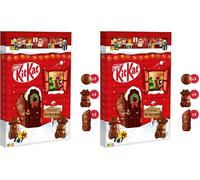 KitKat - Calendrier de l'Avent Chocolat de Noël - 209,6g (Lot de 2)