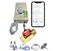 Kits Connectés pour Compteurs Eau Impulsion Débitmètre WiFi Lora - Odevice - Télérelève Surveillance - Alertes Fuites Volume Niveau Cuve - Arrosage, Mesure Distance et Détection, Piscine