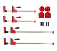 Kits de serrage parallèles, 12 outils de menuiserie, 2 pinces parallèles de 61 cm, 2 pinces parallèles de 101,6 cm, 2 pièces pour chiens de banc de 5,1 cm, 4 blocs de cadrage, outils d'encadrement
