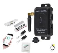 Kits de télécommande for système contrôle d'accès Complet avec Alimentation, serrures électroniques istance, ouvre-Porte pour la sécurité électrique(Kit 2)