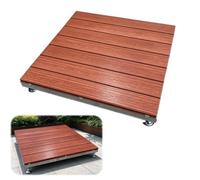 Kits de terrasses flottantes d'extérieur terrasse surélevée à emboîtement | Carrelage d'extérieur anti-dérapant et imperméable à poser soi-même pieds réglables, socles de terrasse surélevés