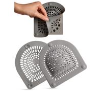 Kitsch Attrape-Cheveux pour Drain de Douche - Empêche Les obstruations, réduit Les odeurs de Baignoire, Anti-encrassement, Housse de Baignoire et de Douche, Durable et Facile à Nettoyer, fabriqué en