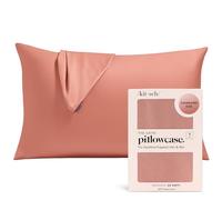 Kitsch Taie d'oreiller en Satin pour Les Cheveux et la Peau, Plus Douce Que la Soie pour Les Cheveux et la Peau, taies d'oreiller rafraîchissantes avec Fermeture éclair, Housse de Coussin en Satin,