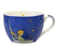 KIUB - Bol Petit Prince avec une anse - Motif le Petit Prince avec sa rose er aussi la Tour Eiffel de Paris - matière porcelaine fine - contenance 500ML