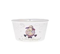 KIUB Bol timbale sans anse - Motif mouton qui court - matière porcelaine - contenance 550ML
