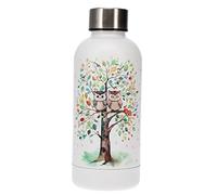 KIUB : Bouteille Inox Isotherme 400ml Chouettes sur Arbre de Vie