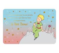 KIUB Carte postale Le Petit Prince assis sur sa planète et la Rose (15x10cm)