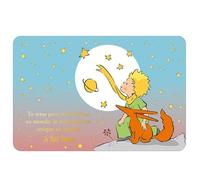 KIUB Carte postale Le Petit Prince, et le Renard regardent les étoiles (15x10cm)