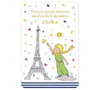 KIUB Carte postale Le Petit Prince, les étoiles et la Tour Eiffel (10x15cm)