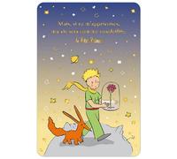 KIUB Carte postale Le Petit Prince, Renard et Rose sur sa planète (10x15cm)