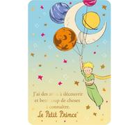 KIUB Carte postale Le Petit Prince volant avec des ballons (10x15cm)