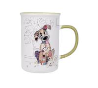 KIUB Grand mug avec des animaux - motif chien gentil - matière porcelaine fine - contenance 360ML