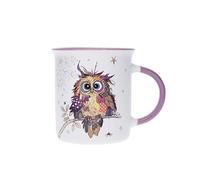 Kiub Mug avec des animaux - motif chouette des bois - matière porcelaine fine - contenance 320ML