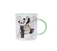 Kiub Mug avec des animaux - motif panda sur sa branche - matière porcelaine fine - contenance 320ML