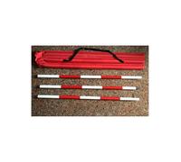 KIUUY55 Poteau d'enquête sectionnel en aluminium 2-5 m | Profilés légers filetés en aluminium, assemblage sans outil, motif, corps non marqué for montage sur prisme.(3meter)