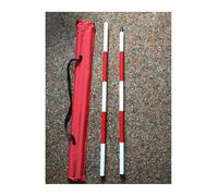 KIUUY55 Poteau d'enquête sectionnel en aluminium 2-5 m | Profilés légers filetés en aluminium, assemblage sans outil, motif, corps non marqué for montage sur prisme.(2meter)