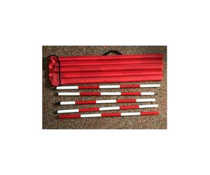 KIUUY55 Poteau d'enquête sectionnel en aluminium 2-5 m | Profilés légers filetés en aluminium, assemblage sans outil, motif, corps non marqué for montage sur prisme.(5meter)