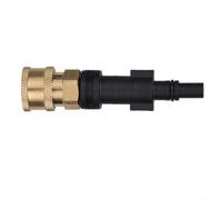 Kivivaka Adaptateur de joint en mousse haute pression avec connecteur rapide de 6,35 mm, pour outil de lavage de voiture ABS pour la maison et le nettoyage du jardin (D)