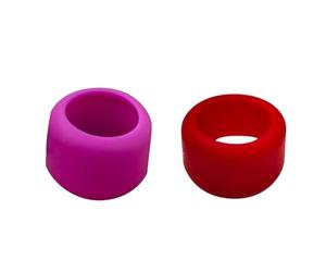 Kivivaka Botte de protection en caoutchouc pour embouts hexagonaux de 0,6 | Lot de 2 manchons durables et résistants à l'usure, compatibles avec les principales marques d'outils