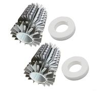 Kivivaka Brosse de rechange 61020601 et anneau 6101611-R4 pour Dolphin M400 M500, compatible avec Astralpool E70 E80 E90 Active 4 5 Accessoires de nettoyage de piscine (4 pièces)