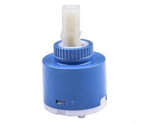 Kivivaka Cartouche de robinet mitigeur en céramique pour robinets de cuisine et de salle de bain à levier unique, noyau de valve de rechange de 40 mm, 500 000 utilisations pour mélange d'eau chaude et