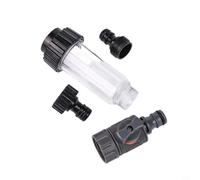 Kivivaka Ensemble de filtres G3/4 pour nettoyeur haute pression avec valve de régulateur de débit, adaptateur à connexion rapide pour nettoyeur haute pression Karcher, RV et