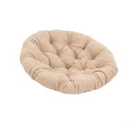 Kivivaka Galette de chaise de patio douce 60 cm en coton PP ergonomique (A) | Design concave convexe, soulage la pression des hanches, support ergonomique, adapté pour les chaises à bascule