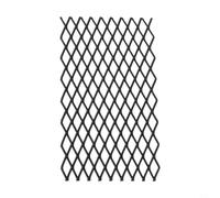 Kivivaka Grille de cheminée en acier pour feux ouverts, bûches et charbon, 40 x 24 cm, noir (19,1 x 30 cm)
