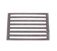 Kivivaka Hark Grille carrée en fonte pour cheminée durable | Support de bois de chauffage pour une combustion stable, rétention efficace de la chaleur, pièce de rechange à installation