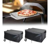 Kivivaka Housse de four à pizza robuste Oxford 420D pour four à pizza Cozze 90347 de 43,2 cm, résistante aux déchirures avec sangles réglables, noir