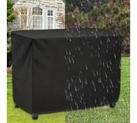 Kivivaka Housse de protection imperméable Oxford 210D pour chariot de salle à manger en plein air Royal Gourmet Table de travail étanche avec cordon de serrage et aérations