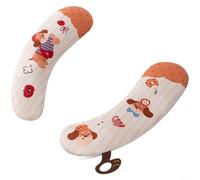Kivivaka Housse de siège de toilette en peluche chaude avec poignée intégrée, tapis de salle de bain doux et pelucheux pour temps froid, style mignon, réutilisable, lavable, rose (C)